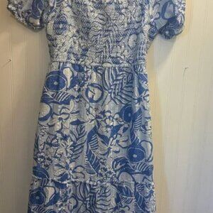 Vineyard Vines Smocked Maxi Dress